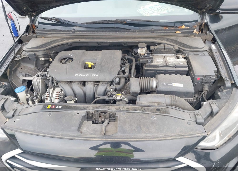 2018 HYUNDAI ELANTRA VIN: KMHD74LF3JU612722