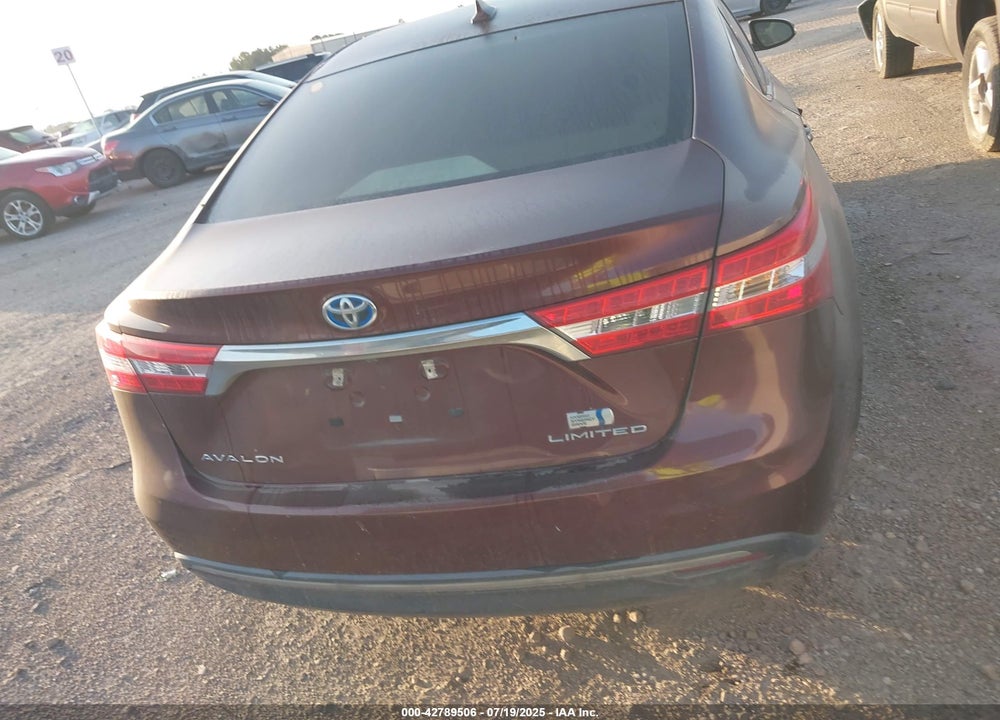 2013 TOYOTA AVALON HYBRID VIN: 4T1BD1EB1DU010981