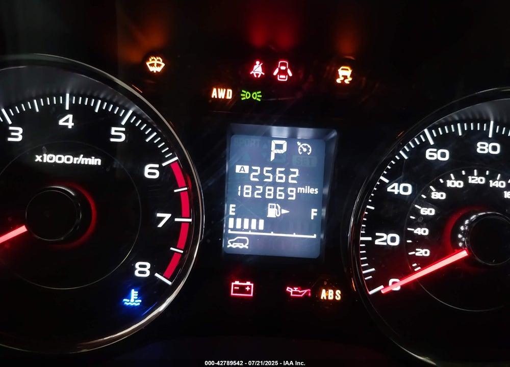 2015 SUBARU FORESTER VIN: JF2SJAUC5FH518262