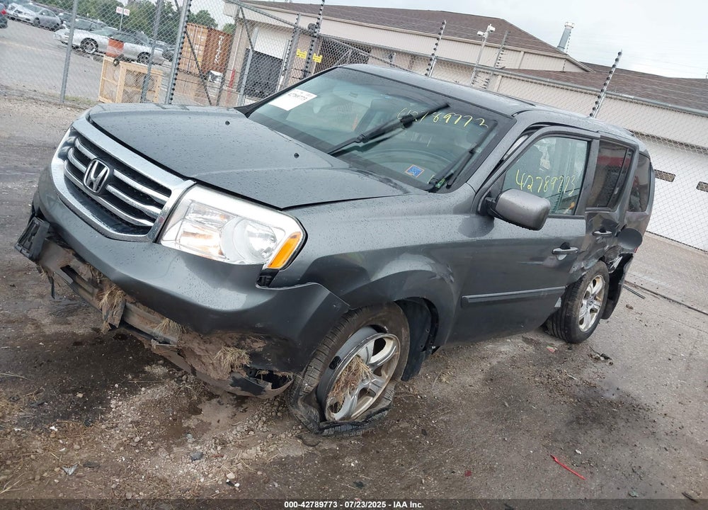 2012 HONDA PILOT VIN: 5FNYF4H72CB013915