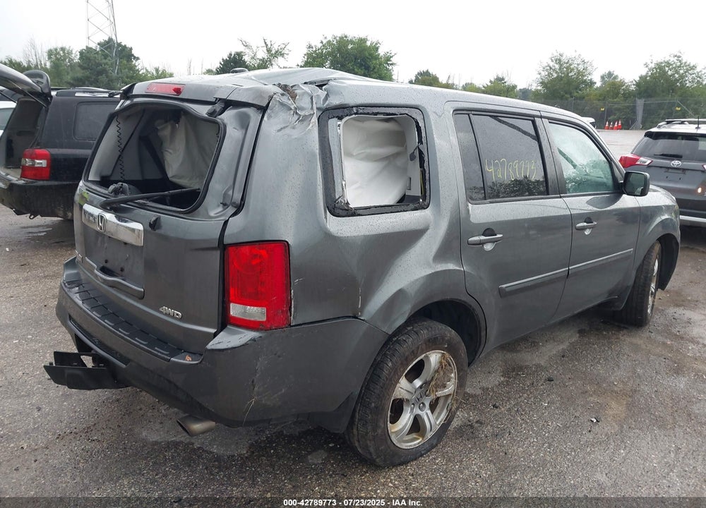 2012 HONDA PILOT VIN: 5FNYF4H72CB013915