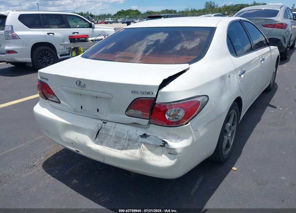 2004 LEXUS ES 330 VIN: JTHBA30GX45038511