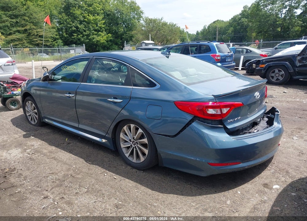 2017 HYUNDAI SONATA VIN: 5NPE34AF5HH500483