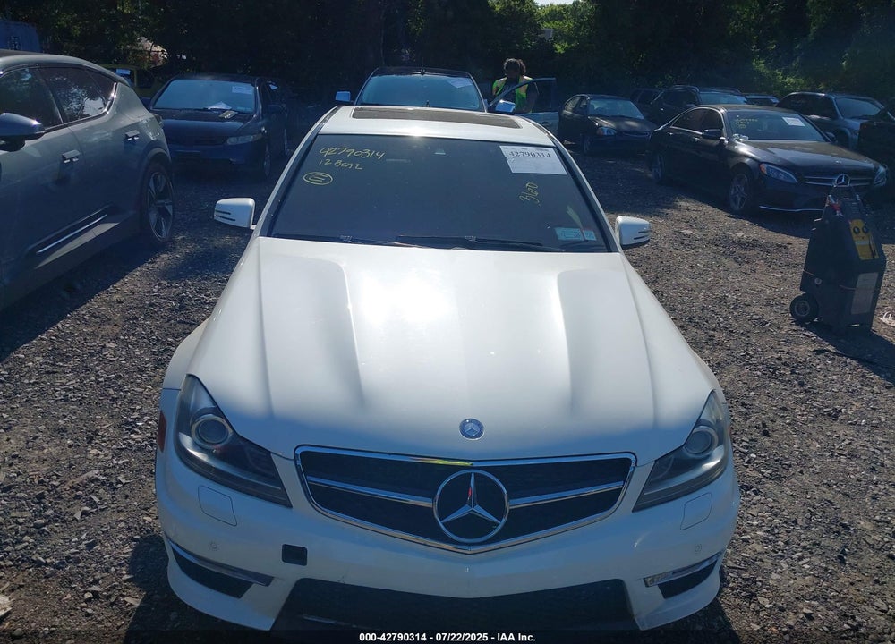 2012 MERCEDES-BENZ C CLASS VIN: WDDGF7HB6CA725179