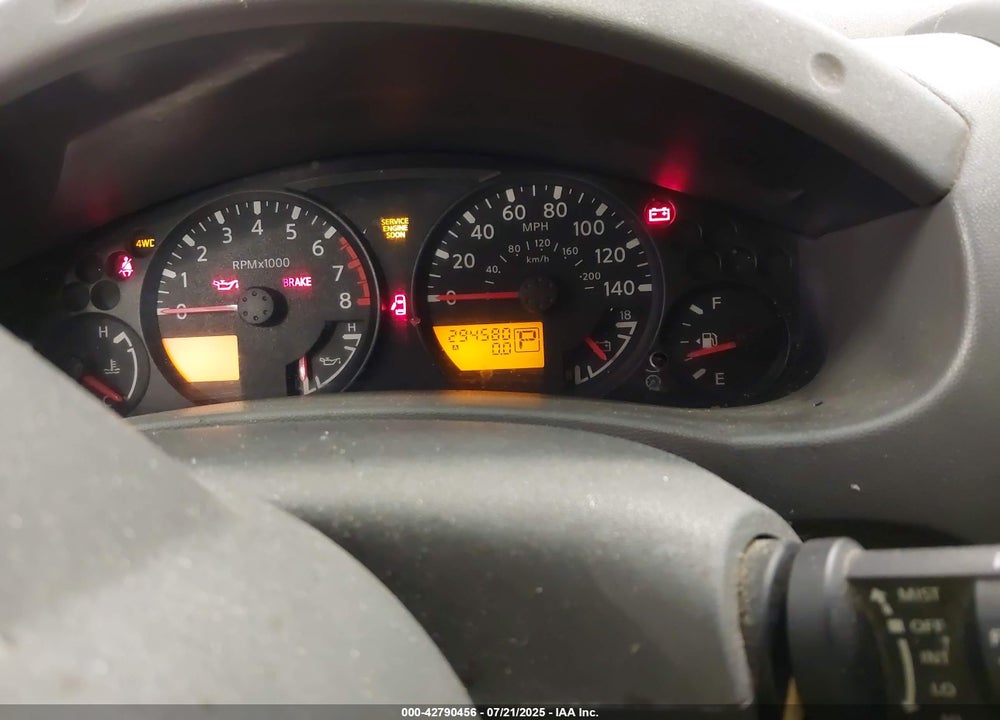 2005 NISSAN FRONTIER SE VIN: 1N6AD07W15C419304