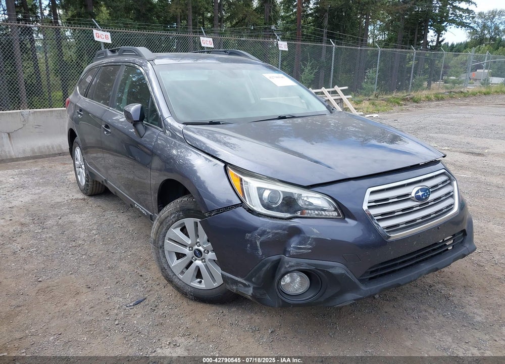 2017 SUBARU OUTBACK 2.5I PREMIUM VIN: 4S4BSAFC9H3434885