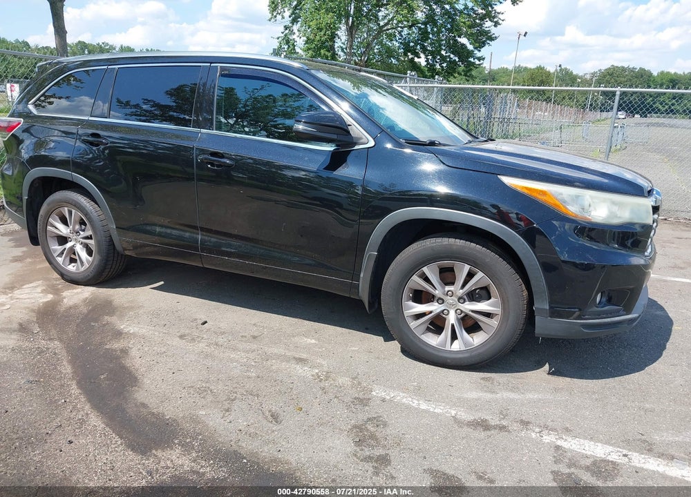 2015 TOYOTA HIGHLANDER XLE V6 VIN: 5TDJKRFH3FS144471
