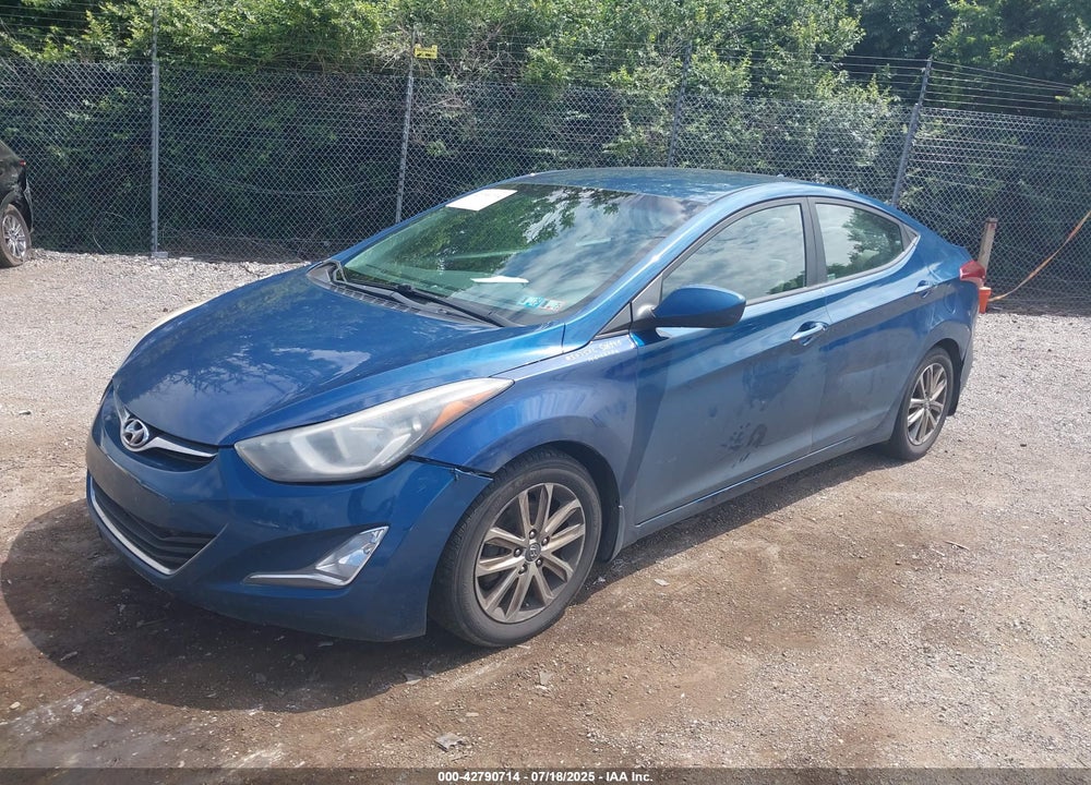2015 HYUNDAI ELANTRA VIN: KMHDH4AE9FU251124