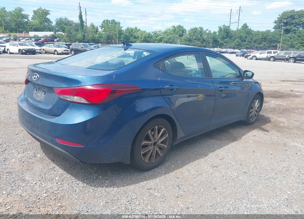 2015 HYUNDAI ELANTRA VIN: KMHDH4AE9FU251124