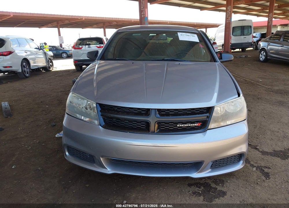 2013 DODGE AVENGER VIN: 1C3CDZAGXDN749001