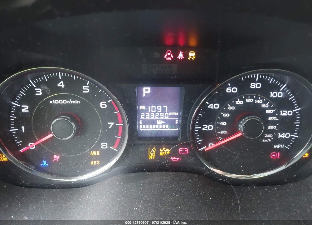 2015 SUBARU FORESTER 2.5I TOURING VIN: JF2SJAWC8FH577139