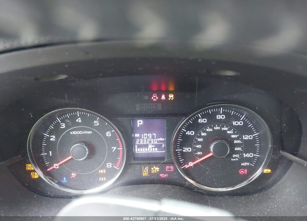 2015 SUBARU FORESTER 2.5I TOURING VIN: JF2SJAWC8FH577139