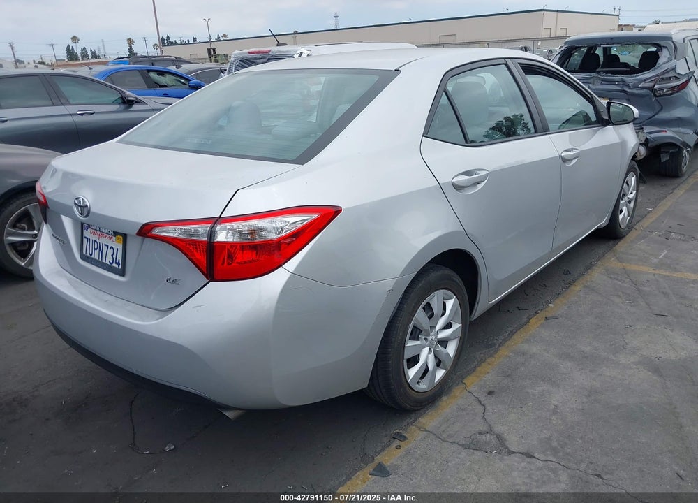 2016 TOYOTA COROLLA VIN: 5YFBURHE6GP549171