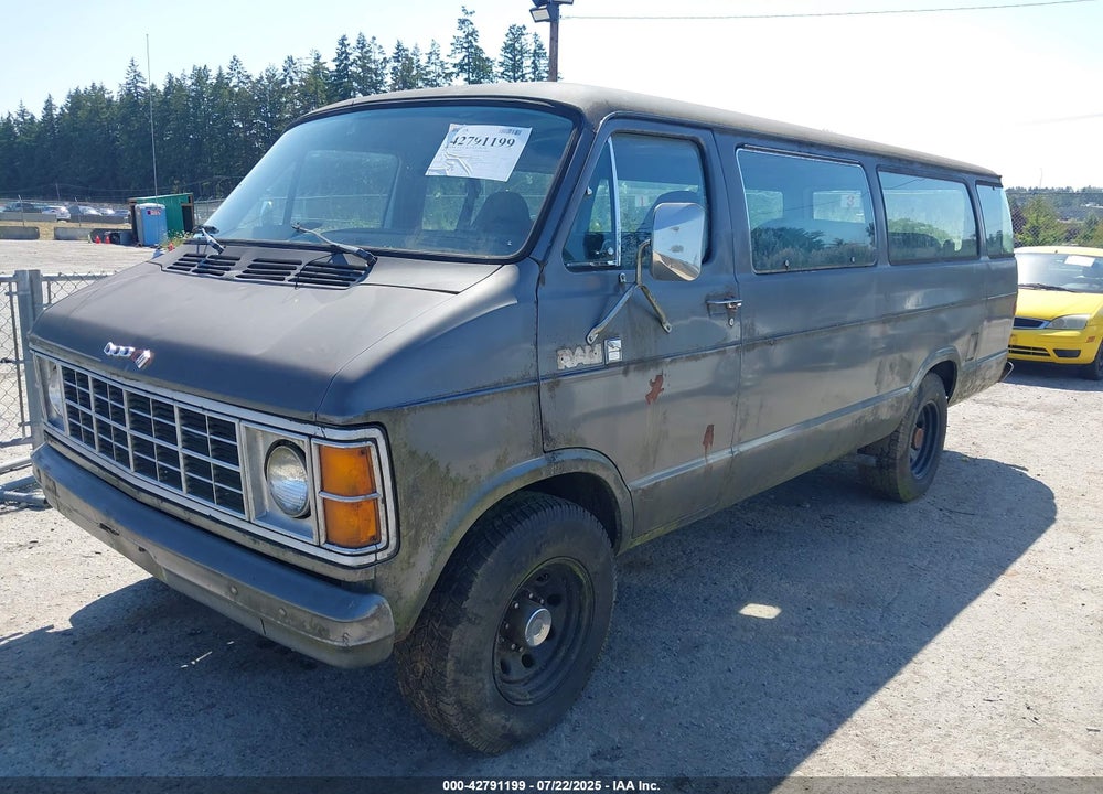 1984 DODGE RAM WAGON B350 VIN: 2B5WB31W8EK297798
