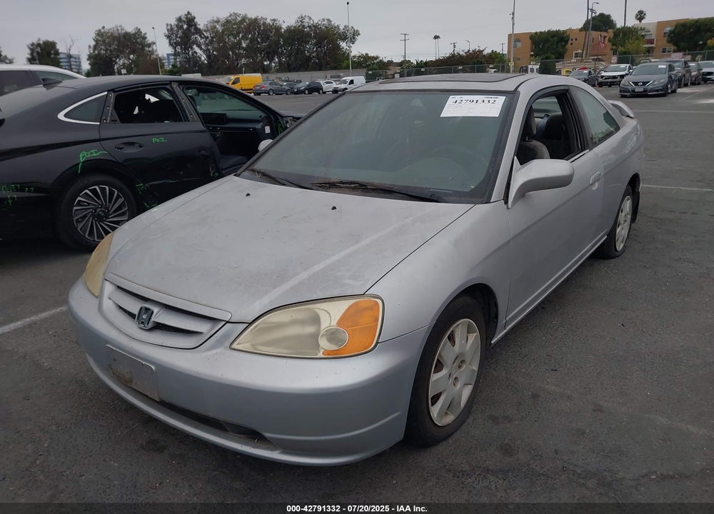 2001 HONDA CIVIC EX VIN: 1HGEM22951L109380
