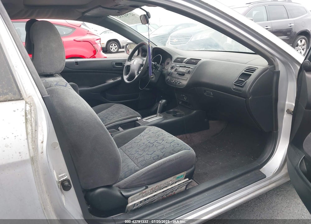 2001 HONDA CIVIC EX VIN: 1HGEM22951L109380
