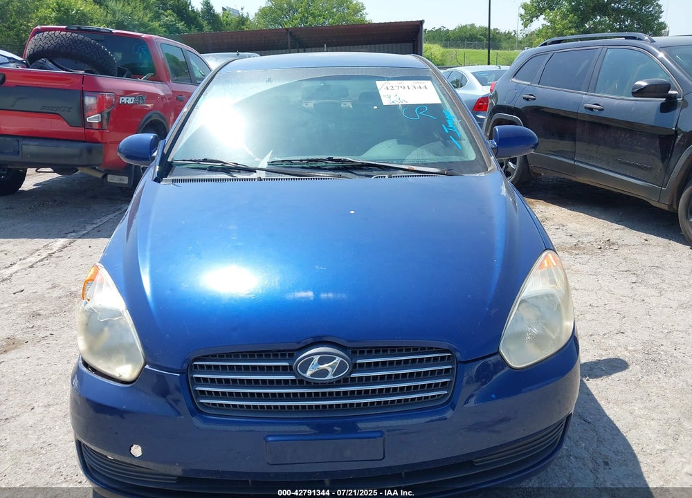 2007 HYUNDAI ACCENT GLS VIN: KMHCN46CX7U097617