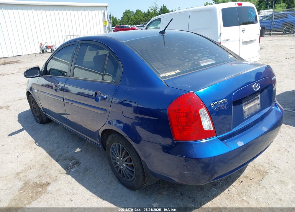 2007 HYUNDAI ACCENT GLS VIN: KMHCN46CX7U097617