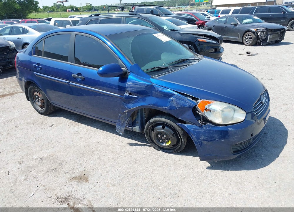 2007 HYUNDAI ACCENT GLS VIN: KMHCN46CX7U097617
