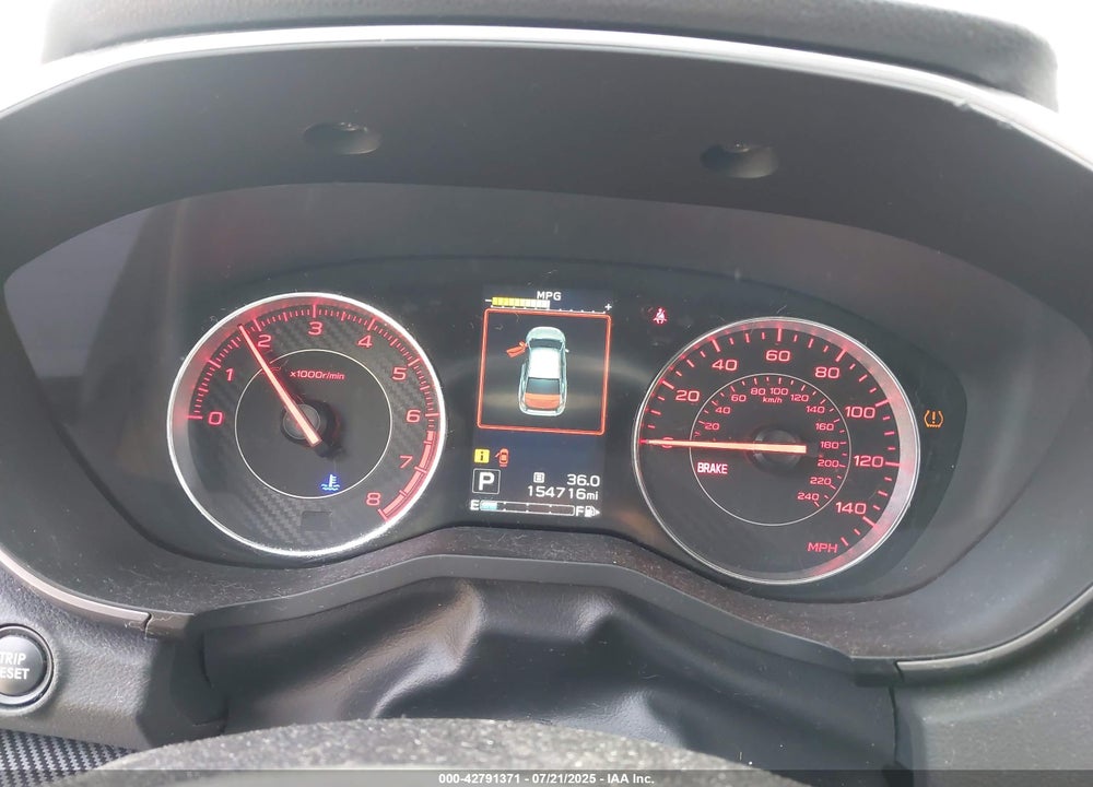 2017 SUBARU IMPREZA VIN: 4S3GKAK68H3625434