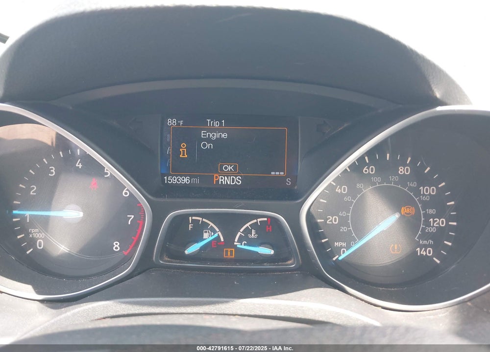 2017 FORD ESCAPE S VIN: 1FMCU0F75HUB88746