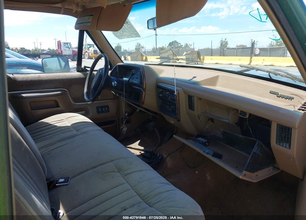 1987 FORD F250 VIN: 1FTHF26L9HPA12049