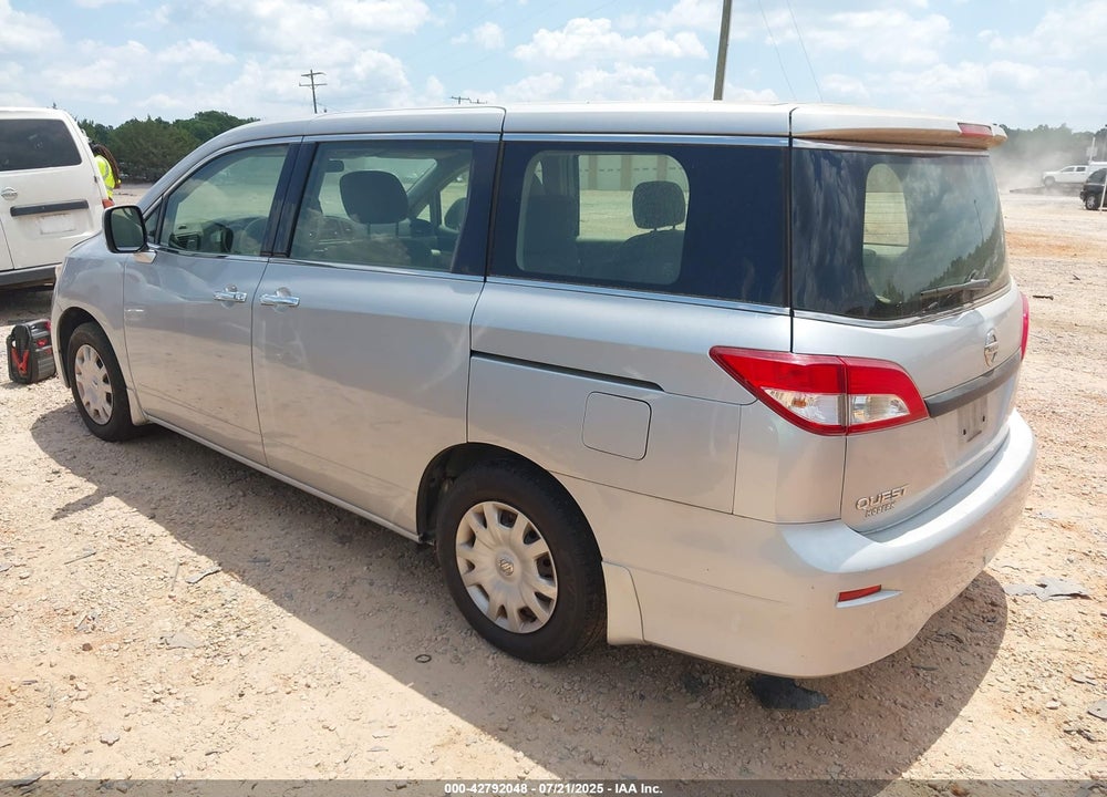 2013 NISSAN QUEST S VIN: JN8AE2KP1D9069779