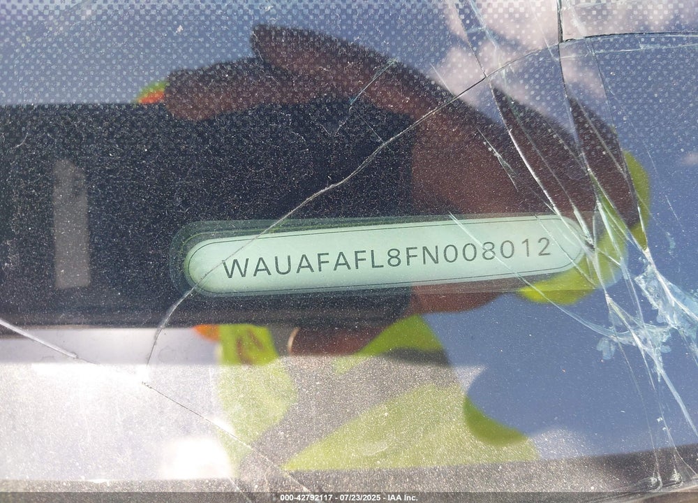 2015 AUDI A4 VIN: WAUAFAFL8FN008012