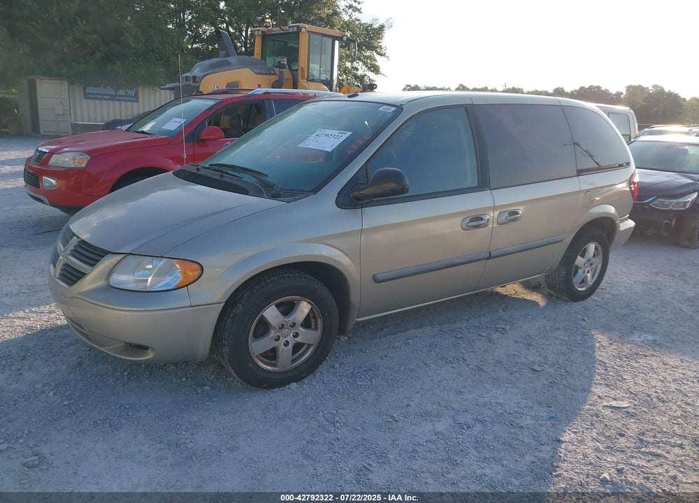 2007 DODGE CARAVAN SXT VIN: 1D4GP45R47B182876
