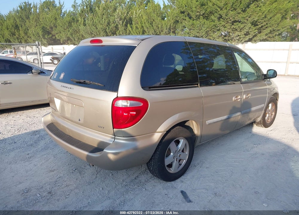 2007 DODGE CARAVAN SXT VIN: 1D4GP45R47B182876