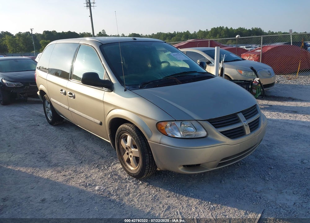 2007 DODGE CARAVAN SXT VIN: 1D4GP45R47B182876