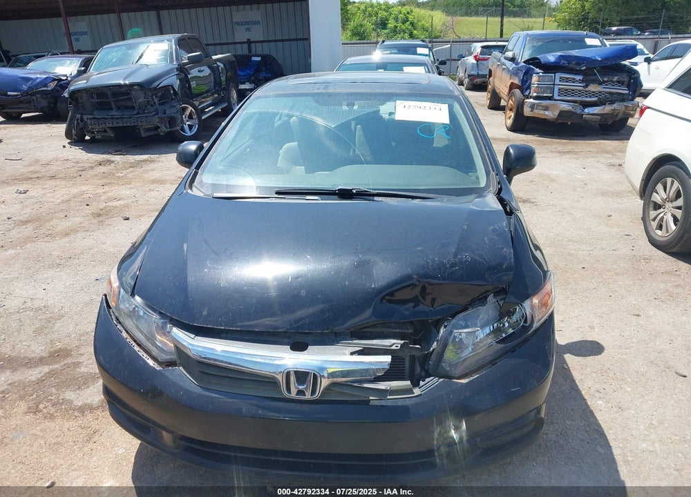 2012 HONDA CIVIC VIN: 19XFB2F80CE370907