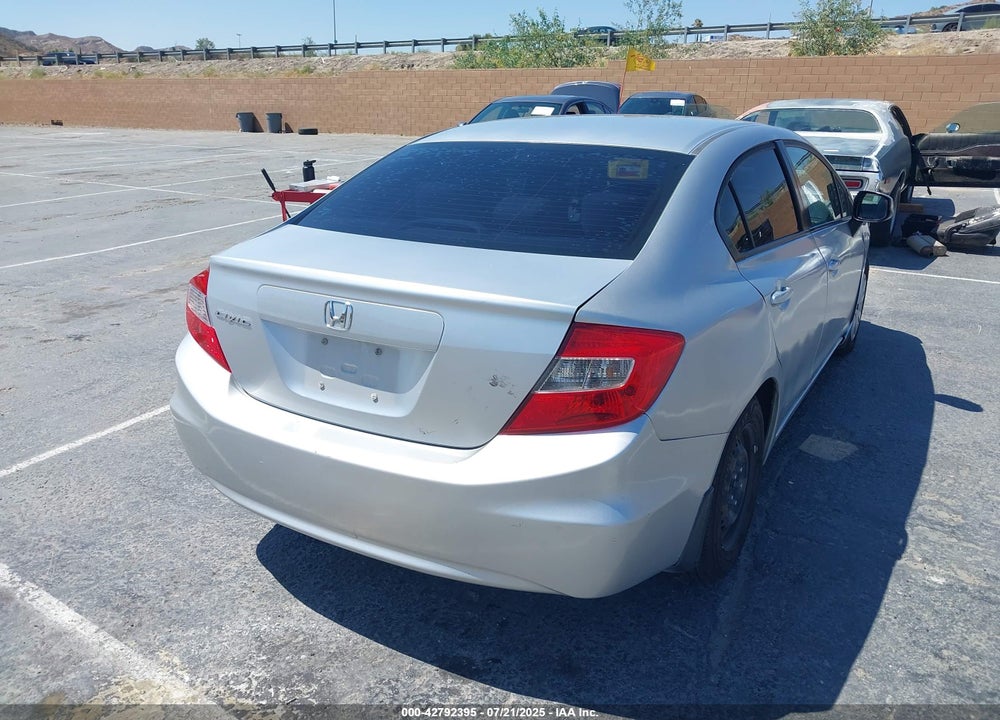 2012 HONDA CIVIC VIN: 2HGFB2F58CH593949