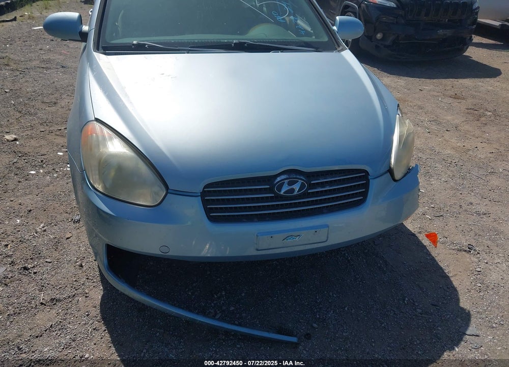 2007 HYUNDAI ACCENT GLS VIN: KMHCN46C37U113625