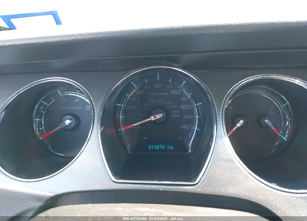 2012 FORD TAURUS VIN: 1FAHP2EW9CG131730