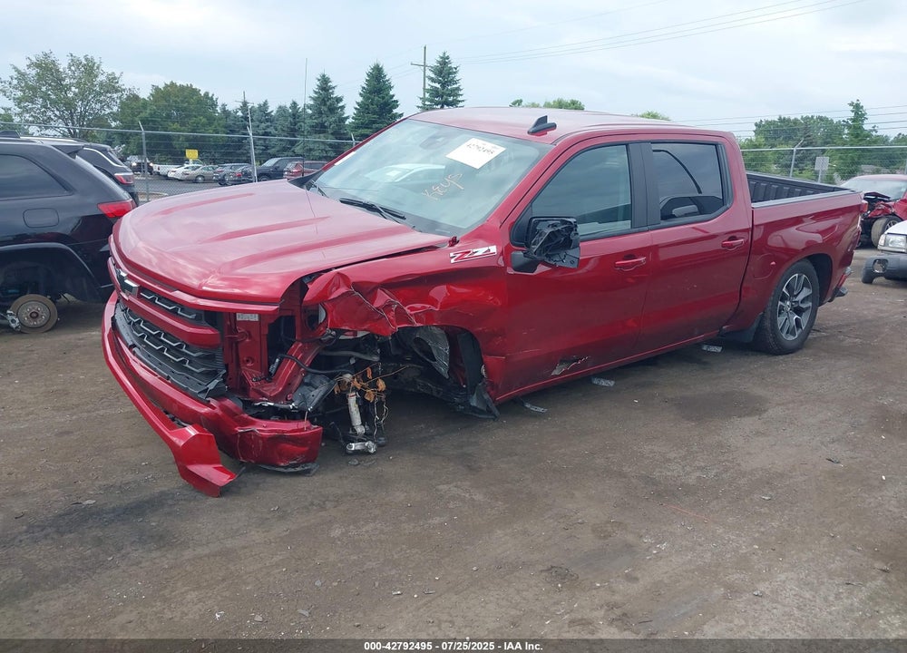 2025 CHEVROLET SILVERADO 1500 4WD SHORT BED RST VIN: 1GCUKEED2SZ104458