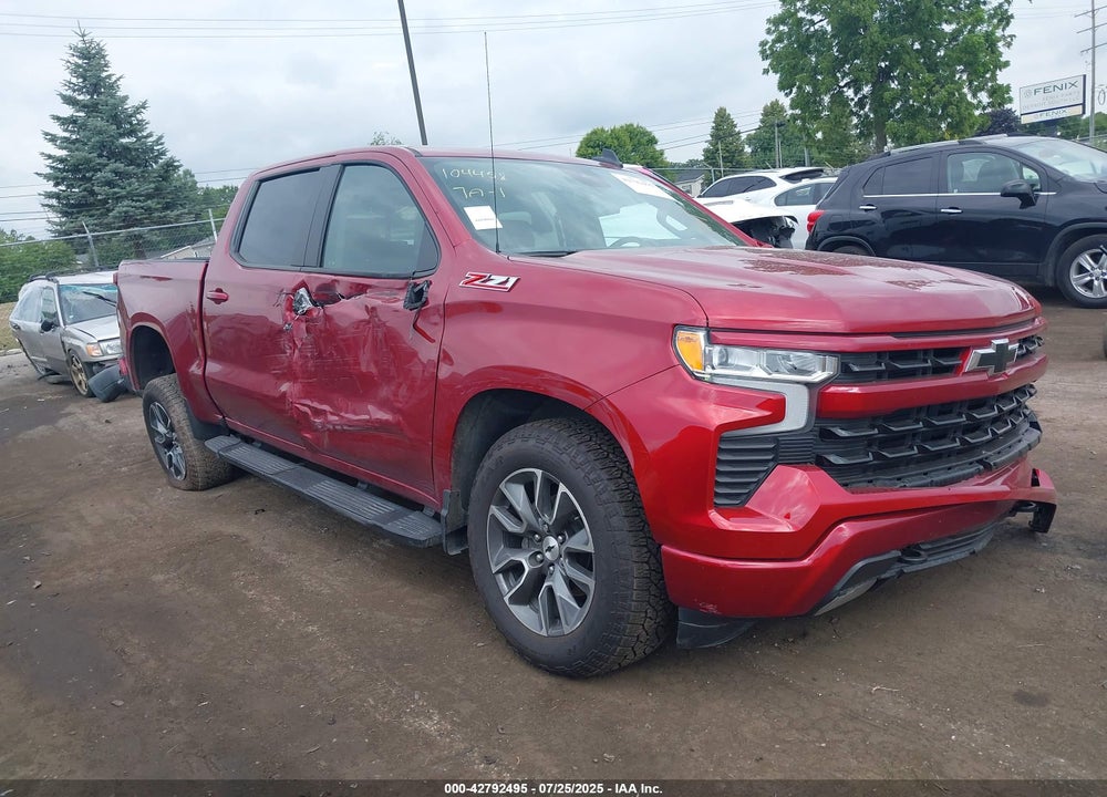 2025 CHEVROLET SILVERADO 1500 4WD SHORT BED RST VIN: 1GCUKEED2SZ104458