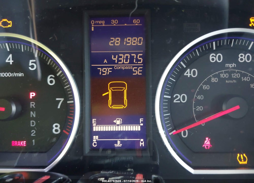 2010 HONDA CR-V VIN: 5J6RE3H56AL018636