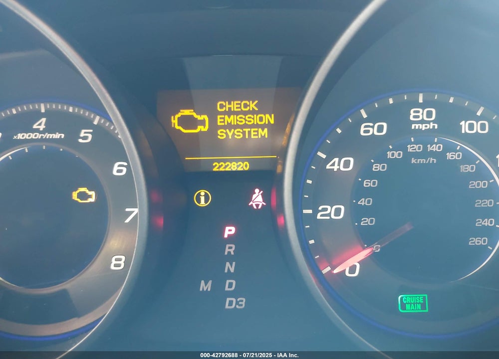 2007 ACURA MDX TECHNOLOGY PACKAGE VIN: 2HNYD28457H524271