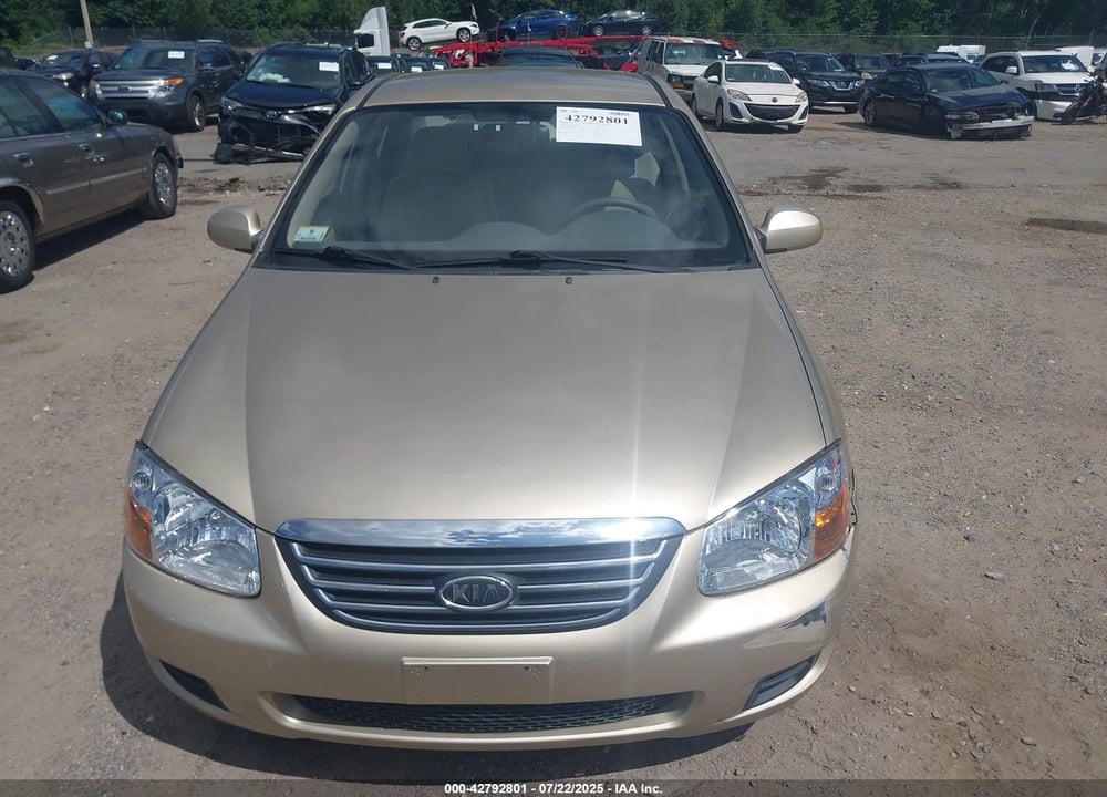 2009 KIA SPECTRA VIN: KNAFE222095652331