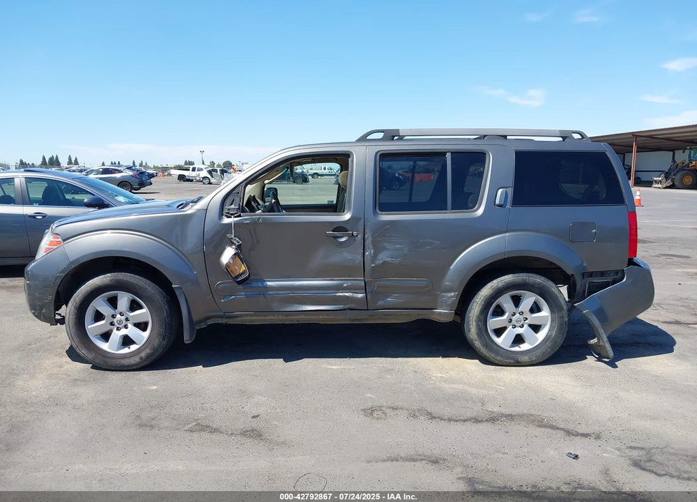2008 NISSAN PATHFINDER SE VIN: 5N1AR18U08C661055