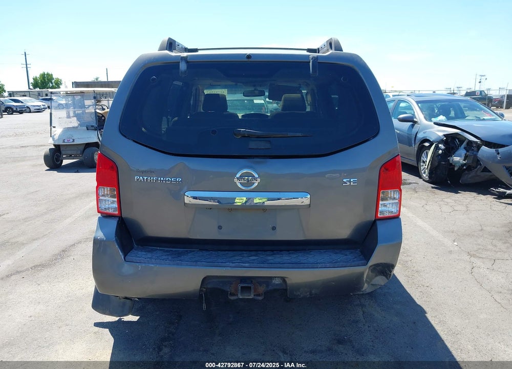 2008 NISSAN PATHFINDER SE VIN: 5N1AR18U08C661055