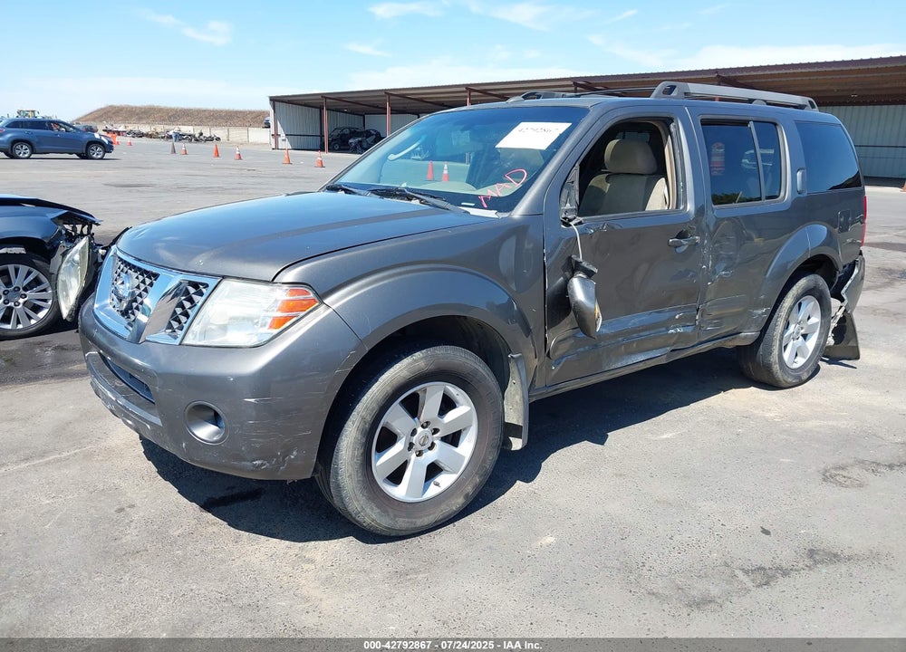 2008 NISSAN PATHFINDER SE VIN: 5N1AR18U08C661055