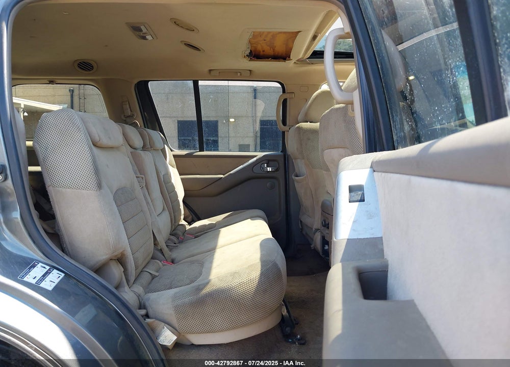 2008 NISSAN PATHFINDER SE VIN: 5N1AR18U08C661055