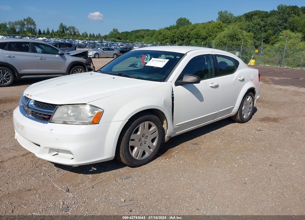 2011 DODGE AVENGER VIN: 1B3BD4FB8BN523139