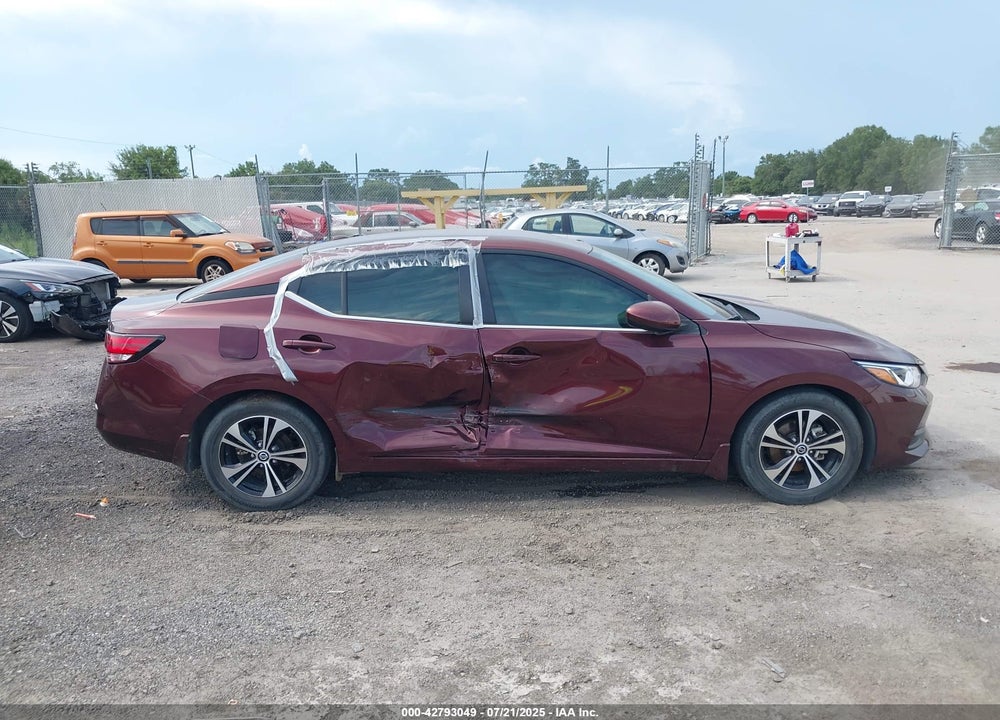 2022 NISSAN SENTRA VIN: 3N1AB8CV1NY255714