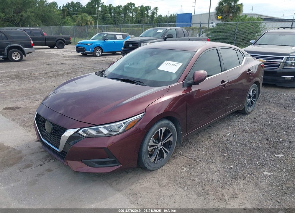 2022 NISSAN SENTRA VIN: 3N1AB8CV1NY255714