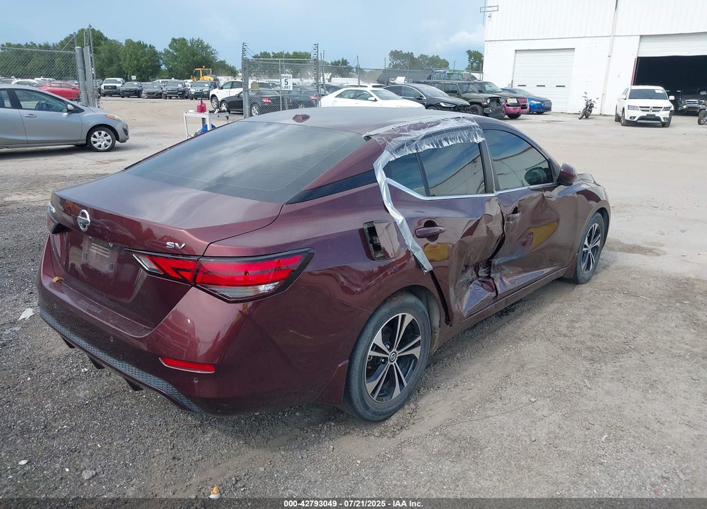 2022 NISSAN SENTRA VIN: 3N1AB8CV1NY255714