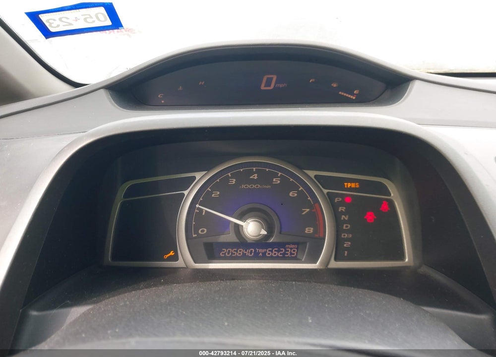 2009 HONDA CIVIC VIN: 2HGFA165X9H515842