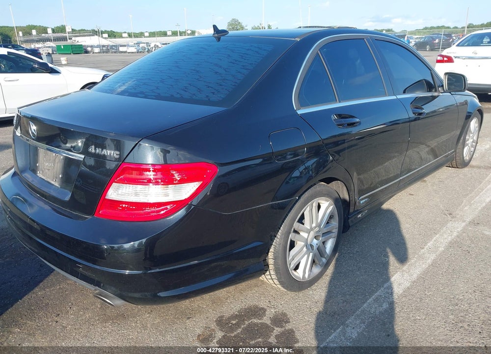 2009 MERCEDES-BENZ C CLASS VIN: WDDGF81X49R068792